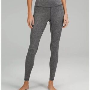 lululemon align heathered graphite grey 25” leggings